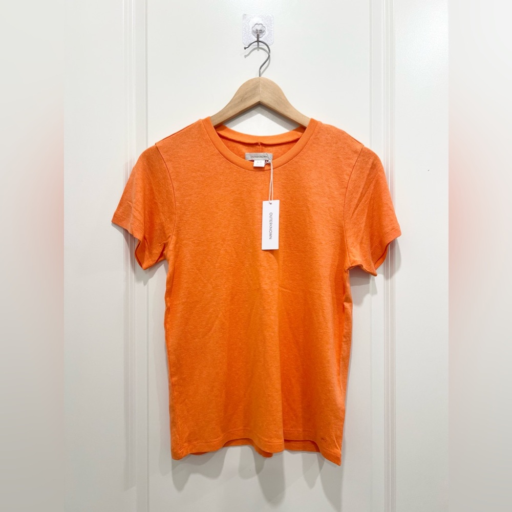 OUTERKNOWN Women’s Basic Crew Neck Short Sleeve Tee
